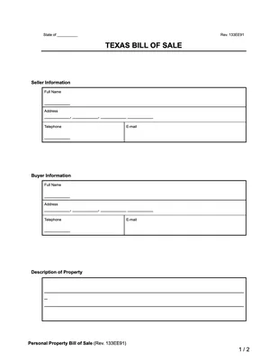 Free Bill of Sale Template | How to Write a Bill of Sale