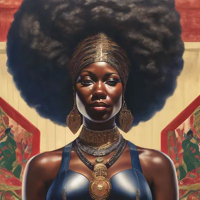Черная модель Ньяким Гатвеч по прозвищу «Королева тьмы» вошла в Книгу  рекордов Гиннеса как самая темнокожая женщина в мире... P.s Стоить… |  Instagram