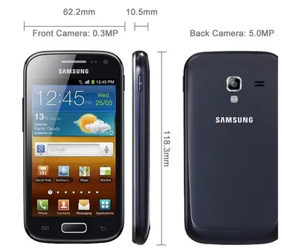 Unlocked Samsung Galaxy Ace 2 I8160 3G Original mobile phone 3.8\" 4GB | eBay