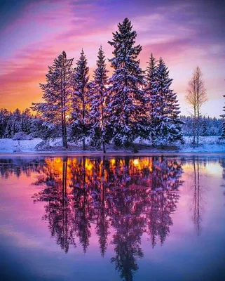 Самые красивые зимние пейзажи - красивые фото