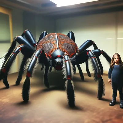 Самый большой паук в мире» — создано в Шедевруме