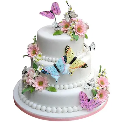 Картинка для торта Бабочки pr0073 печать на съедобной бумаге |  Edible-printing.ru
