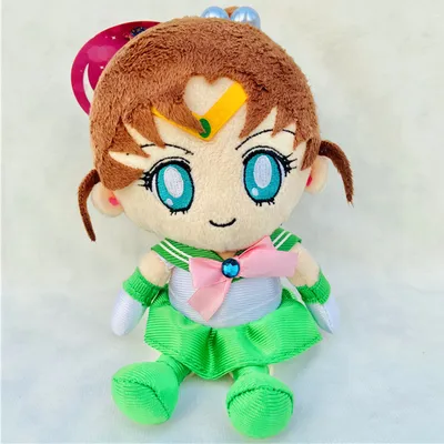 Мягкая игрушка Сейлор Юпитер (Кино Макото) \"Sailor Moon\" 18см - купить с  доставкой по выгодным ценам в интернет-магазине OZON (260546463)