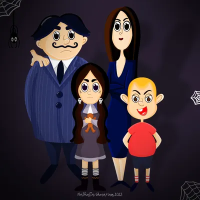 Фигурка акриловая Семейка Аддамс The Addams Family - купить с доставкой по  выгодным ценам в интернет-магазине OZON (984210476)