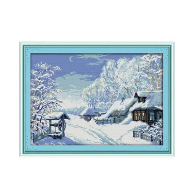 Купить Картина по номерам Середина зимы 40 х 50 см (VP818), цена 397 ₴ —  Prom.ua (ID#890812895)