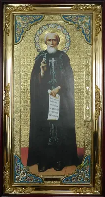 Картина «Святой Сергий Радонежский», Николай Рерих — описание