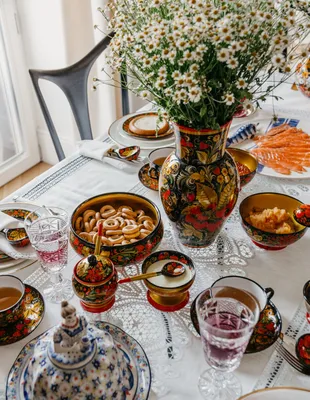 Масленица: как оформить стол в русском стиле | AD Magazine