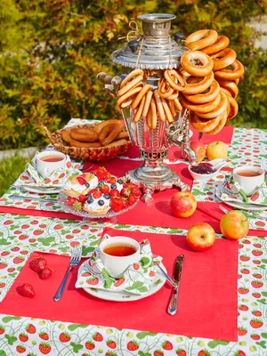 Масленица: сервировка стола в русском стиле | Интернет-магазин Guten Morgen