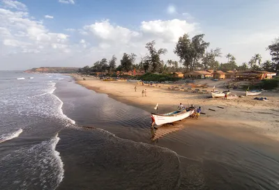 Пляж Морджим - Северный Гоа, отели и отзывы, фото туристов на карте Индии  2022.