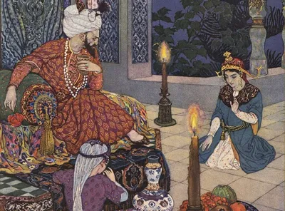 Знаменитая восточная красавица-сказочница Шахерезада в искусстве (часть 1)