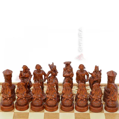 Шахматные фигуры Турнирные из бука без доски - купить с доставкой по  выгодным ценам в интернет-магазине OZON (370848896)