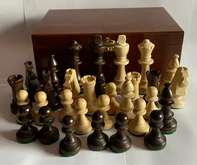 Классические шахматные фигуры, деревянные (id 86025791), купить в  Казахстане, цена на Satu.kz