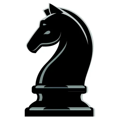 Шахматный конь на фоне доски, …» — создано в Шедевруме