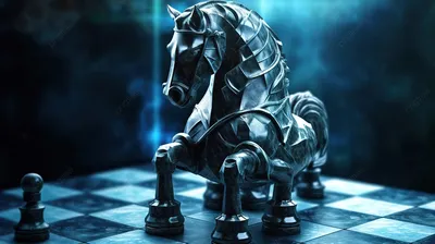 Панно металлическое Шахматный конь 30х20 см - купить в Москве, цены на  Мегамаркет