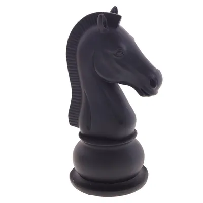 Фигурка шахматный конь из бетона белый шебби-шик или черный в  интернет-магазине Ярмарка Мастеров по цене 2500 ₽ – H67A1RU | Статуэтки,  Азов - доставка по России