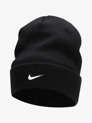 Шапка Peak Standard Cuff Metal Swoosh Beanie чорна — Nike, акция действует  до 31 декабря 2024 года | LeBoutique — Коллекция брендовых вещей от Nike —  6616870