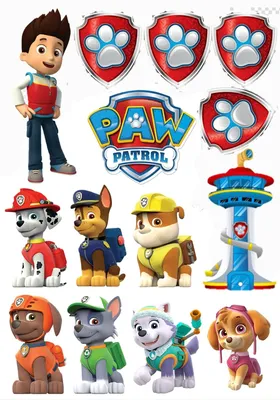 Щенячий патруль | Paw patrol birthday theme, Paw patrol birthday, Paw  patrol stickers