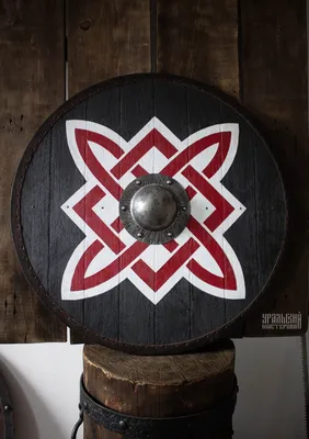 Декоративные щиты викингов на стену