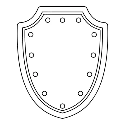 рисунок стиль контура значок защитный щит армии PNG , рисунок щита, армия,  защитные PNG картинки и пнг рисунок для бесплатной загрузки
