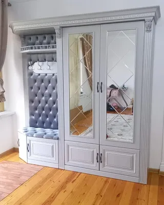 Угловой шкаф в комплекте с зеркалом Кашемир 28 от производителя —  DaVita-мебель