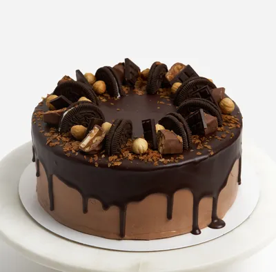 Торт «Шоколадный» 1.2 кг. - купить с доставкой в Омске - Лаванда