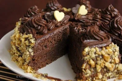 Супер вкусный шоколадный торт киндер - пошаговый рецепт с фото