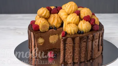 Торт \"Шоколадный торт с киндером\" с доставкой по Москве | Пироженка.рф