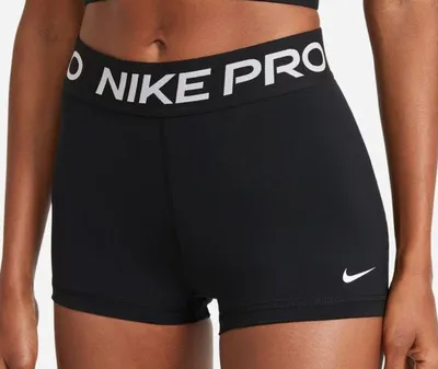 Женские Шорты теннисные Nike Pro 365 Short 3in - black/white - купить по  выгодной цене | Теннисный магазин Tennis-Store.ru