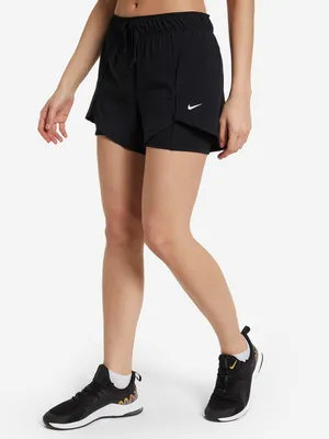 Шорты женские Nike Flex Essential 2-in-1 черный цвет — купить за 11240 тг.  со скидкой 50 % в интернет-магазине Спортмастер