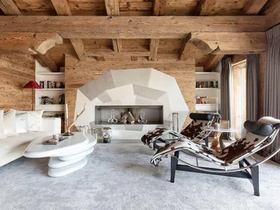 Alps | Photographs of alpine houses, Swiss and French chalet interiors