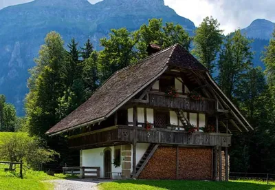 Шале в Швейцарии (84 фото) - фото - картинки и рисунки: скачать бесплатно