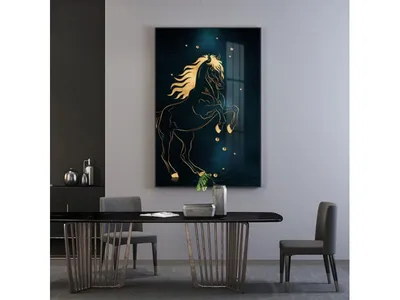 Силуэт лошади рисунок - 72 фото