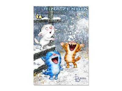 Paintboy Картина по номерам Синие коты. Коты петербурга Рины Зенюк, размер  40х50 см — купить в интернет-магазине по низкой цене на Яндекс Маркете