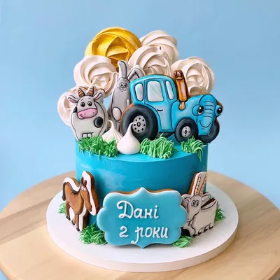 Торт из мультика “Синий трактор” Вес:2кг💙 | Instagram