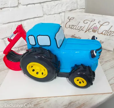 Торт Синий трактор купить в Киеве | Exclusive Cake