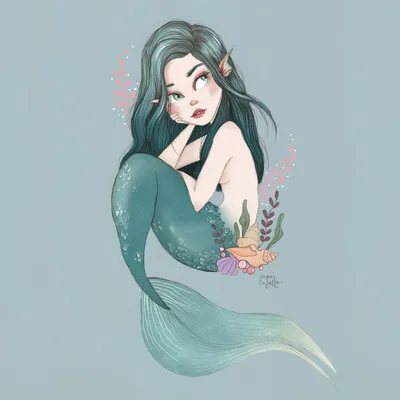 Sirena 🐠🐳 Valentina A M - Illustrations ART street