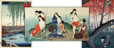 Рисовал непристойные картинки «сюнга» для молодожёнов и прославился как  мастер укиё-э. Впечатляющие работы