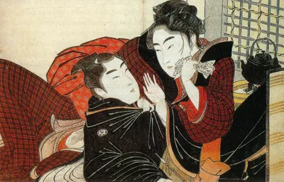 Vintage Japanese erotic, Shunga, scroll. Set of 12 paintings on silk, early  20th | eBay