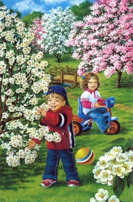 Картинки весна красивые для детского сада (70 фото) » Картинки и статусы  про окружающий мир вокруг