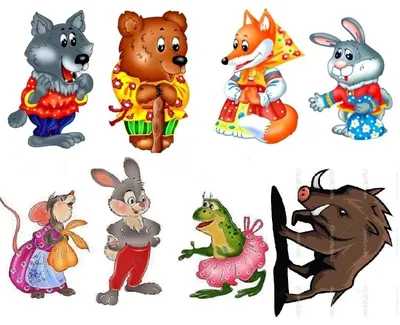 Персонажи к сказке рукавичка в картинках: 5 тыс изображений найдено в  Яндекс.Картинках | Fall crafts for kids, Crafts for kids, Storybook