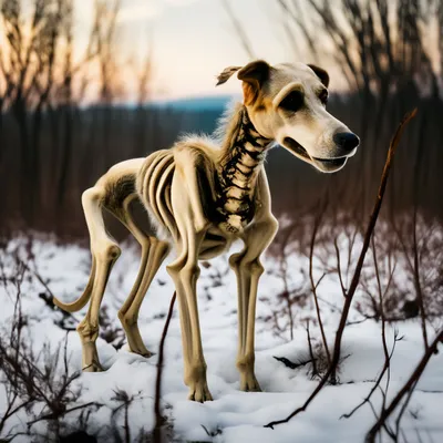 Скелет собаки (Canis lupus familiaris), размер M, препарат - 1020988 -  T300091M - Хищники (Carnivora) - 3B Scientific