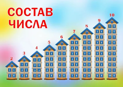 Задание для детей состав чисел до 20