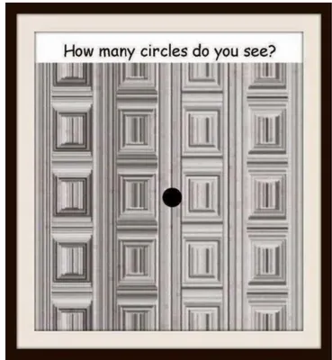 Тест на визуальное восприятие: сосчитайте круги на картинке