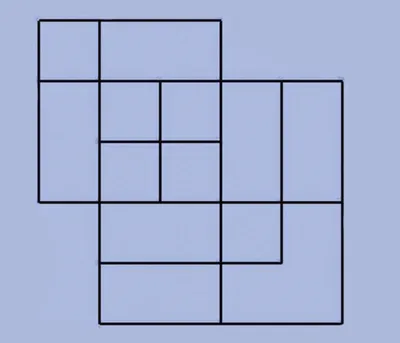 Сколько квадратов вы видите на рисунке