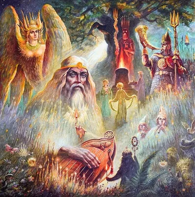 Нейросеть рисует: Могущественные славянские боги глазами Midjorney |  Funnycoon | Дзен | Бог, Причудливое искусство, Истинная религия