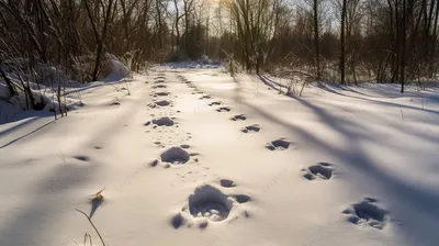 Следы животных картинки - 72 фото