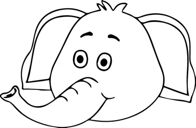 Иллюстрация Слон абстрактный рисунок в стиле животные |