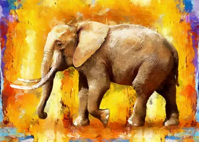 Носов П., Слон - живописец
