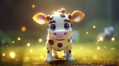 Смешная корова 3D Модель $27 - .obj .c4d .unknown - Free3D