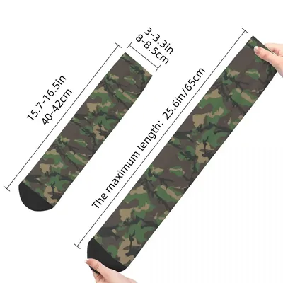 Носки камуфляжные в стиле джунглей для мужчин и женщин, смешные Веселые  армейские камуфляжные носки в стиле милитари, новые носки на весну, лето,  осень, зиму, подарки | AliExpress
